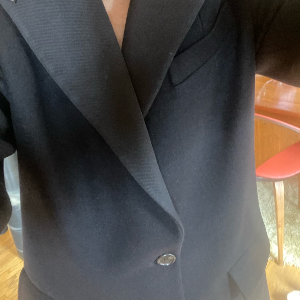 Derek Lam Black Single-Button Women's Blazer Coat